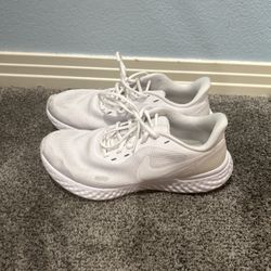 White Nike Running Shoes