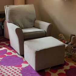 Glider & Ottoman Set