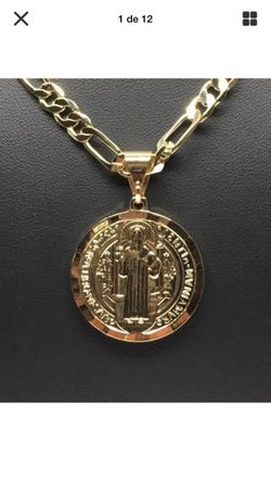 Cadena de San Benito con Old de Oro Laminado