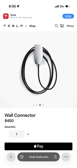 ⛽️🔌 Gen 3 wifi Tesla Wall connector – Brand New