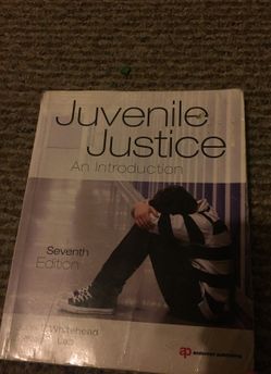 Juvenile justice an introduction 7th edition