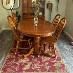 Wood Kitchen Table 