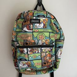 Scooby Doo Mystery Machine Backpack Warner Bros School Bag Bookbag With Laptop Sleeve