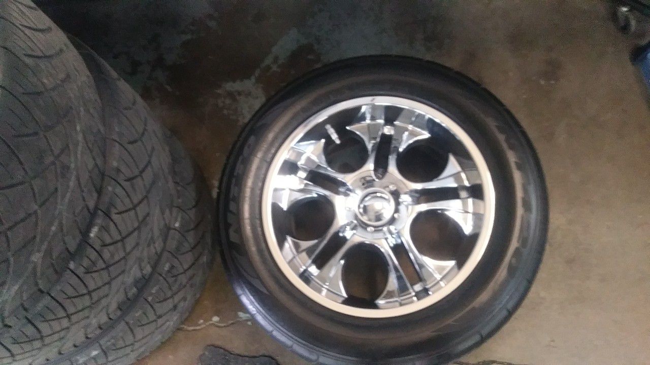 20" Custom Rims. And tires