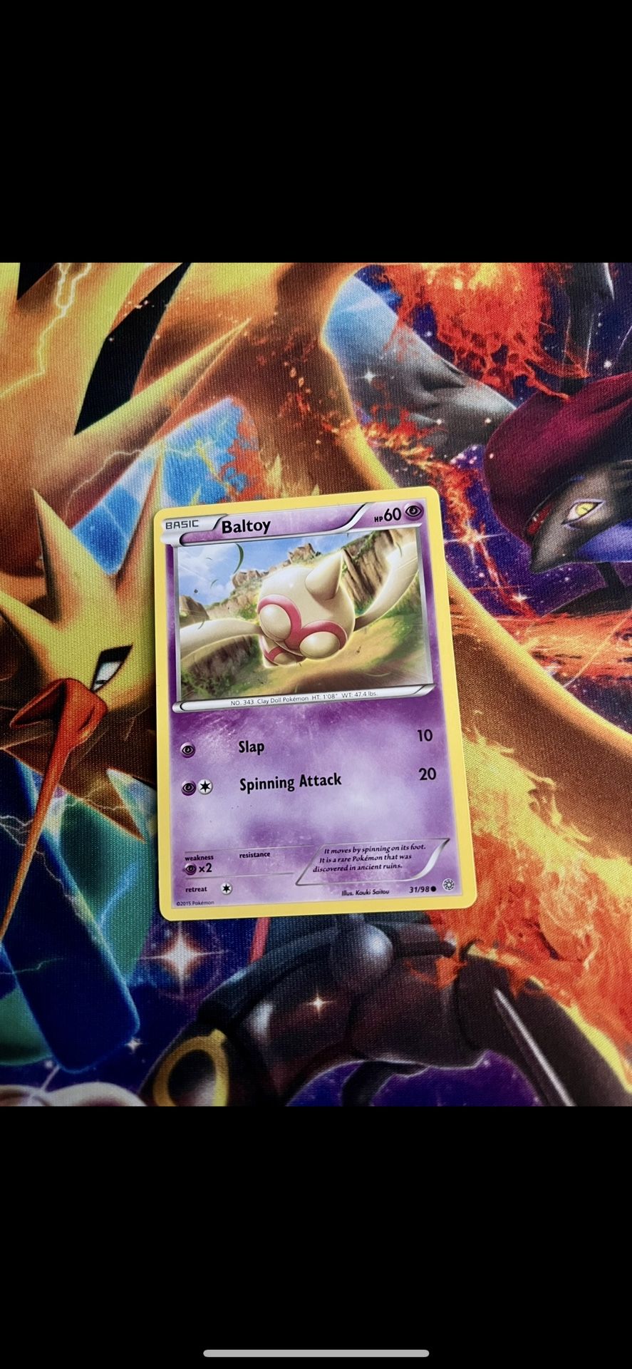 Pokémon Baltoy XY Ancient Origins card 2015