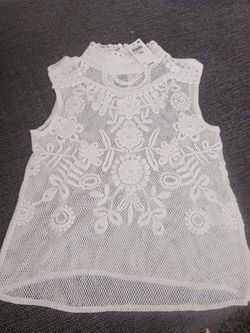 And Now This Lace Top New