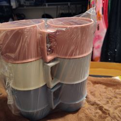 6 Tupperware Mugs $15.00 