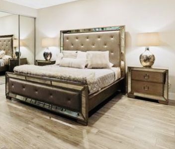 Beautiful New Hollywood-Glam Bedroom Furniture Set