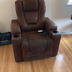 Brown Recliner 