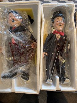 Laurel and Oliver Hardy Dynasty Doll Collection Figurines – Set