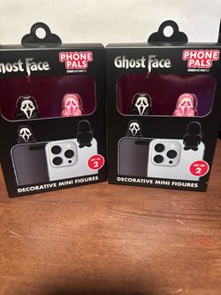 Ghost Face Phone Pals Decorative Mini Figures Set of 2