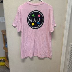 Maui And Sons Men’s Unisex Extra Large XL Pink T Shirt