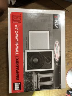 New Dual 6.5in In-Wall loudspeakers