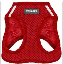 2 PACK! Voyager Step-in Air Harness (1) BLACK + (1) Red