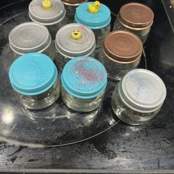 Baby Food Jars Decorated