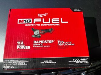 New Milwaukee Fuel grinder