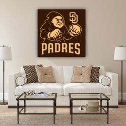 Padres 48” X 48” Original Hand Painted Local Art