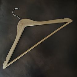 45 Wooden Clothes Hangers