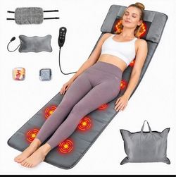 Brand New Heavy-Duty Massage Mat with Heat and 10 Vibration Modes