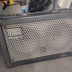 Roland Cube Street Performance Amplifier Gig Set Up Studio Set Up