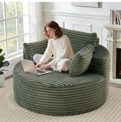 Round boneless couch
