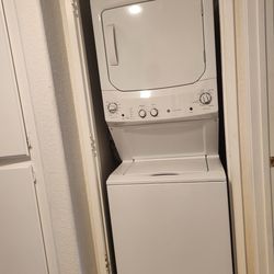 GE Washer and GAS dryer stacked