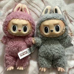 LYCHEE BERRY OR SESAME BEAN Exciting Macaron LABUBU The Monsters Vinyl Plush Pendant