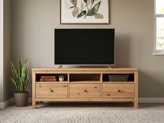 Solid Wood IKEA HEMNES TV Stand / Media Console