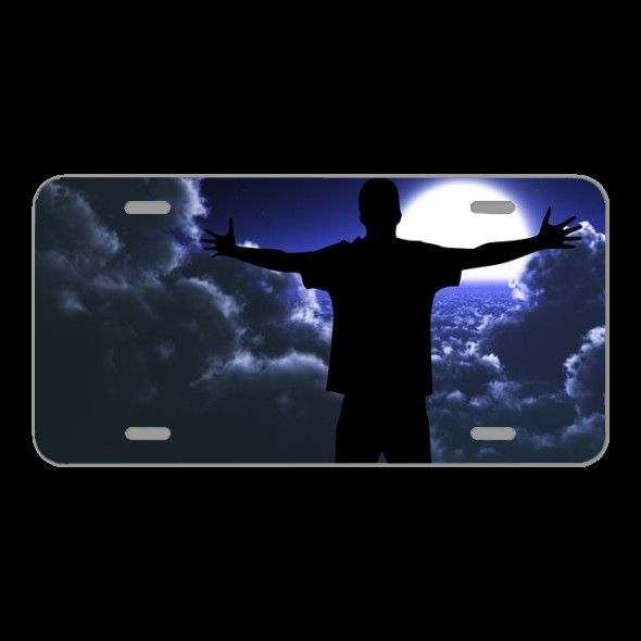License Plate Novelty Car Front Person Human Spiritual Spirituality