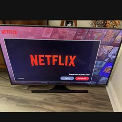 65 Inch Samsung TV with Remote