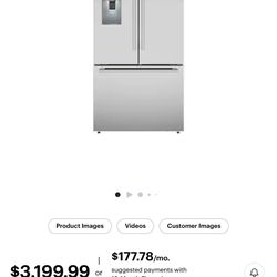 Brand New Bosch 36 Inch Refrigerator 