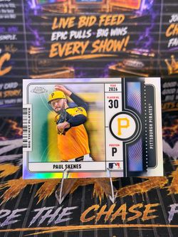 2026 Topps Chrome Big Ticket Players Paul Skenes #BTP-14 Pittsburgh Pirates