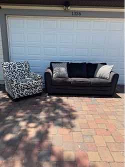 Sofa and love seat