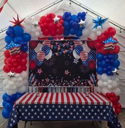 Fourth of july backdrop