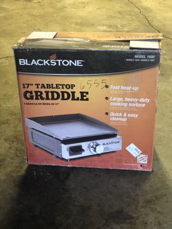 *NEW BLACKSTONE 17 “ TABLETOP PROPANE GRIDDLE