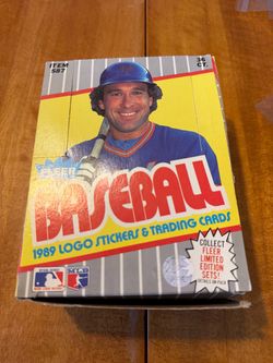 1989 Fleer Baseball cards - unopened 36 packs
