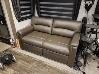 RV love seat/sleeper.  Good for a house, too.