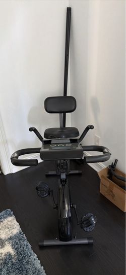 Recumbent Exercise Bike with Display Console
