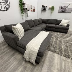 Gray Sectional Couch - Free Delivery