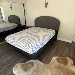 Bed Frame, Headboard, Mattress 