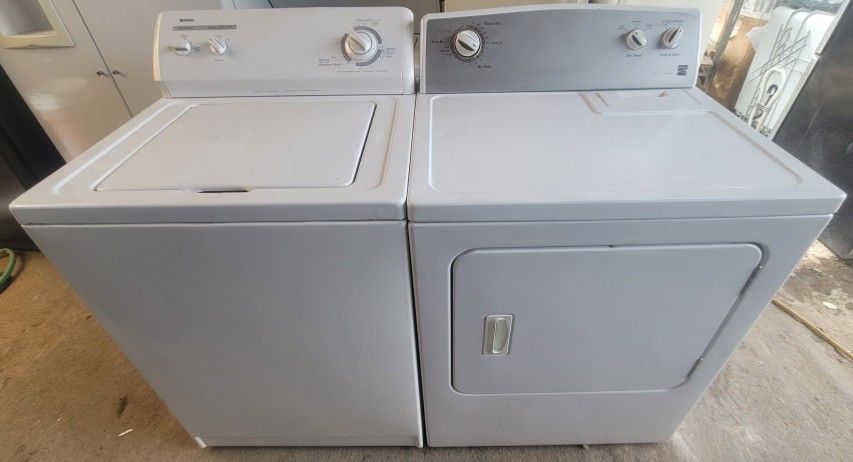 KENMORE WASHER AND ELECTRIC DRYER, 4 MONTHS WARRANTY, FREE DELIVERY AND INSTALLATION