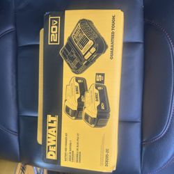 Dewalt batteries and charger