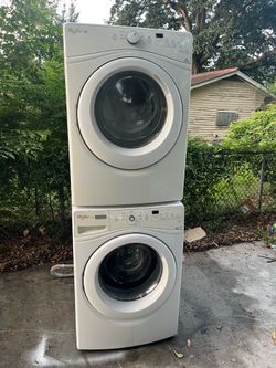 Stackable washer and dryer