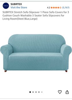 Blue Couch Cover