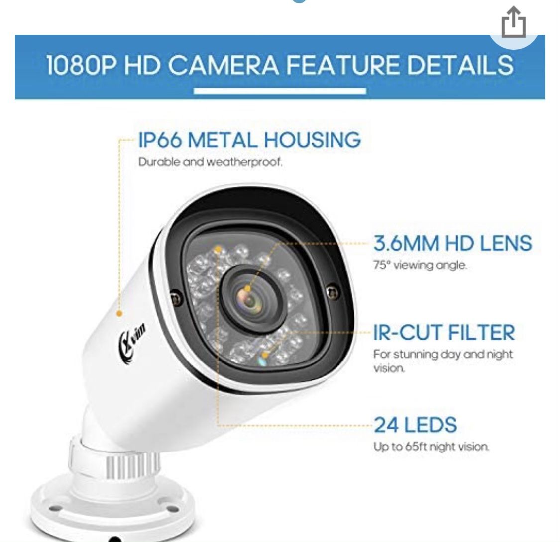 Xvim HD Camera Surveillance Kit
