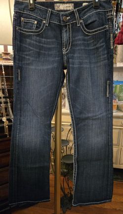 WB # 1067 Women's BKE Culture boot cut jeans, thick stitch