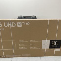 LG 86” 4K TV! Finance For $50 Down Payment!!