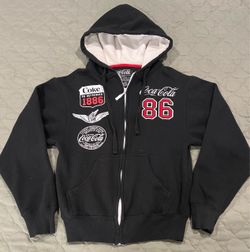 Coca-Cola Graphic Zip-Up Hoodie