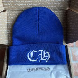 Chrome Hearts Blue Watch Cap Beanie - 100% Authentic Brand New!