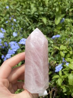 Brazilian Rose Quartz Crystal Tower 